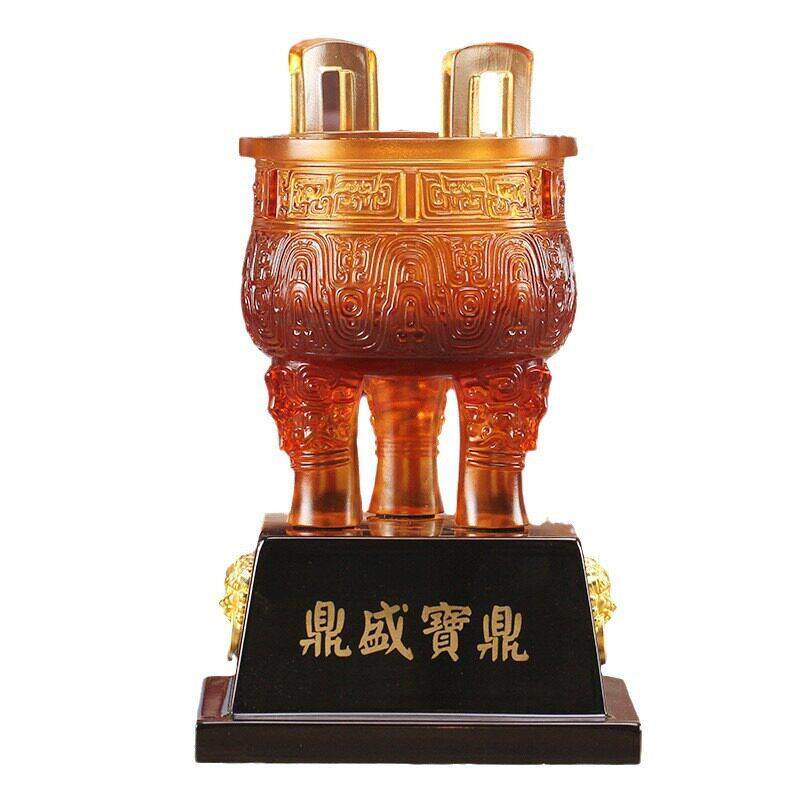琉璃鼎盛鼎公室客厅玄关摆件公司个业公室开业乔迁工艺礼品