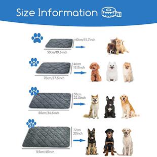 Self Pet Warming Warm Mat Thermal Extra Crate Washa Pad Dog