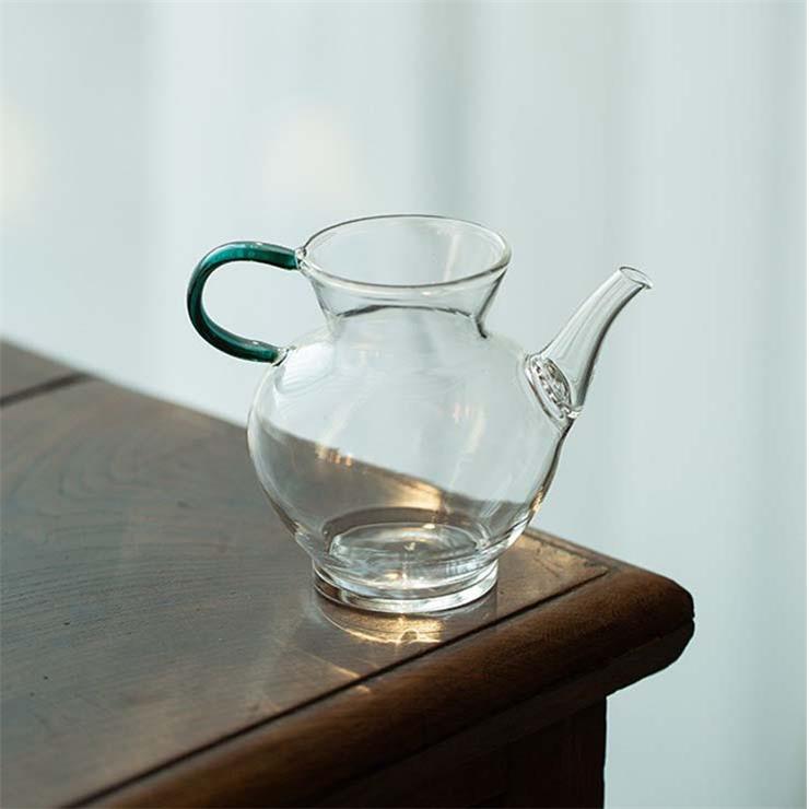 高硼硅耐热玻璃茶海透明泡茶壶公道杯茶具滤茶分茶器茶具手执壶