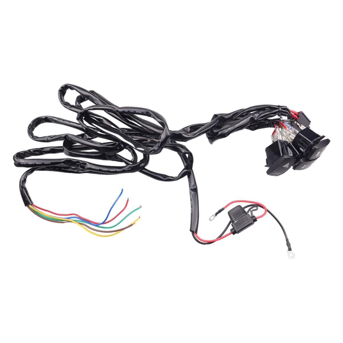 ATV UTV 转向信号喇叭套件摇杆开关喇叭反向灯闪光继电器60B510HZ