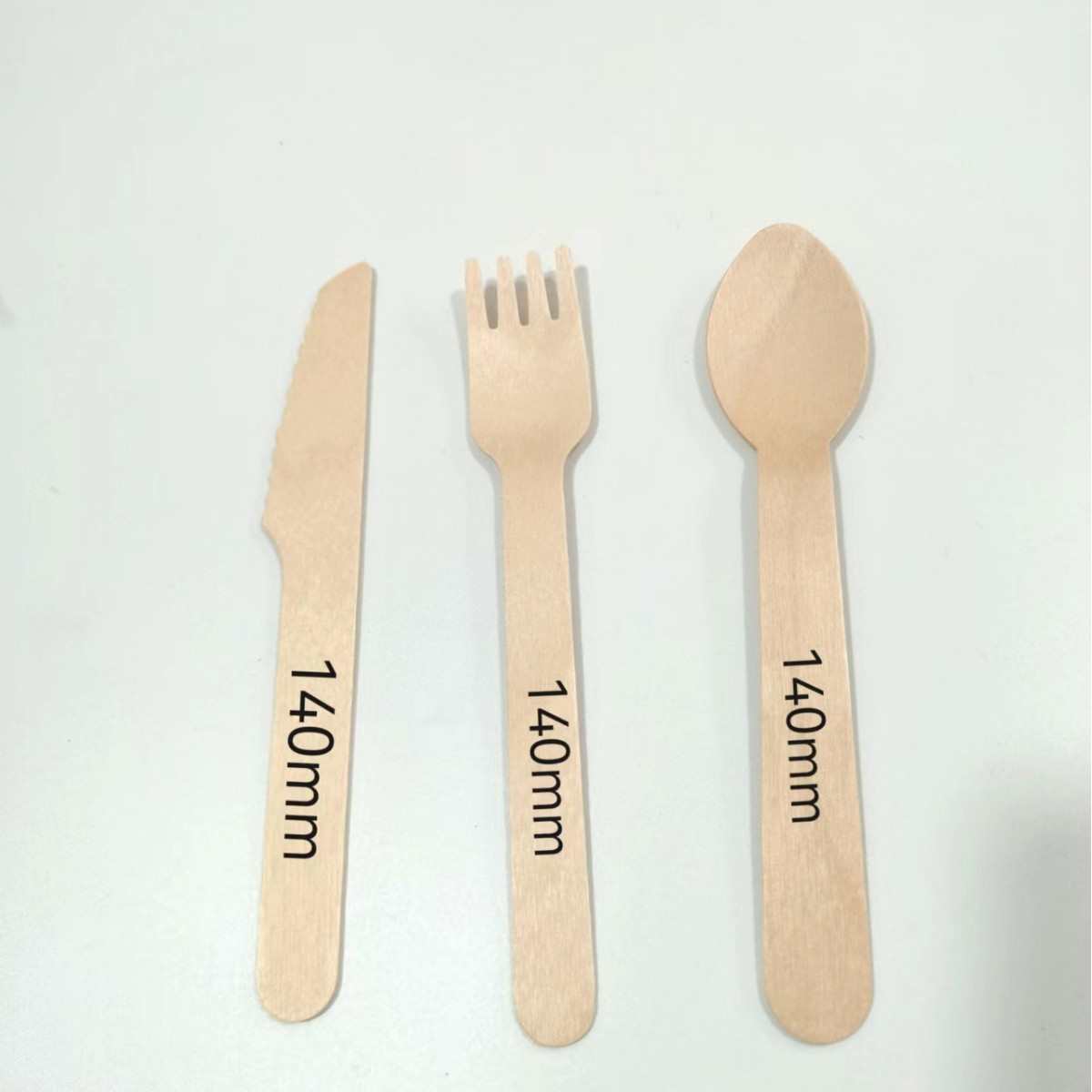 工厂直销一次性木勺可甜品套装桦木可降解西点下午茶