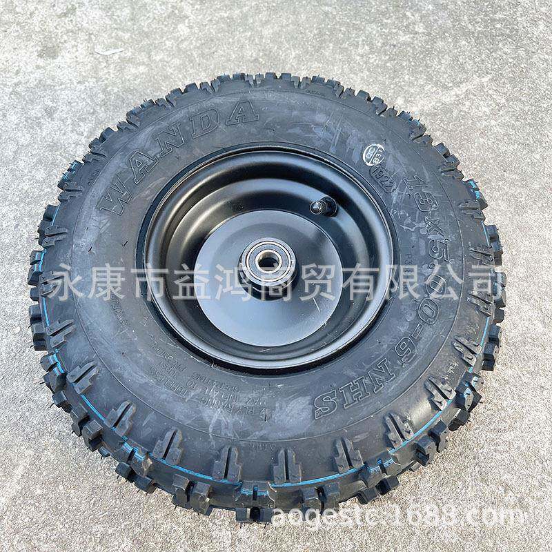 改装电动四轮单座卡丁车配件13X5.00-6寸蝴蝶越野轮胎真空铁轮毂