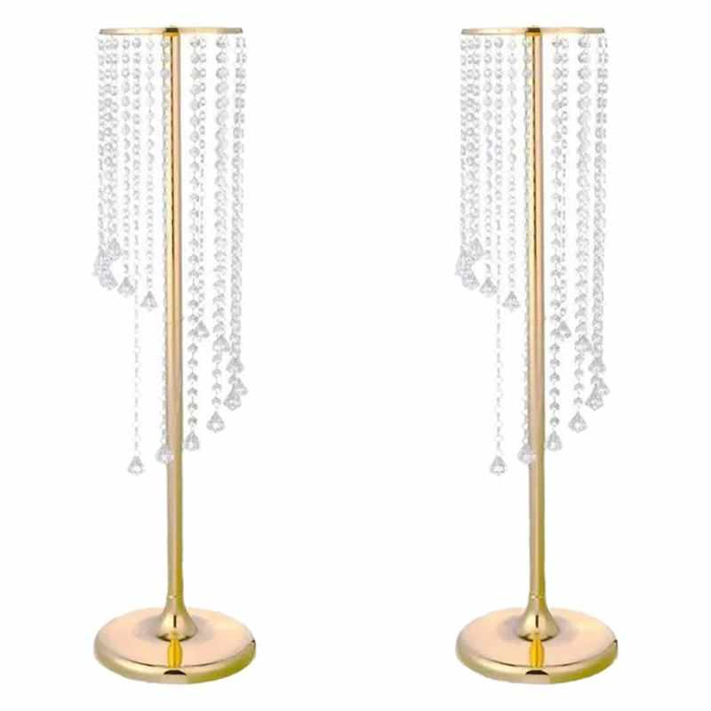 供应美观装饰旋转珠帘婚庆道具婚礼酒店活动派对餐桌中心花艺摆件