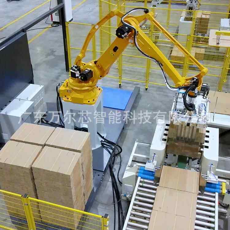 厂家械机面码垛机粉厂化肥臂厂车间生产线全自动袋OBG装集成码垛
