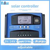 Mppt太阳能控制器12V24V全自动30A40A通用锂电池铅酸电池