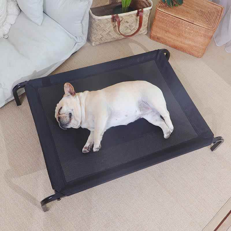 宠物行军床狗床可拆洗网面透气狗床巴哥斗牛柯基法斗透气凉爽狗窝