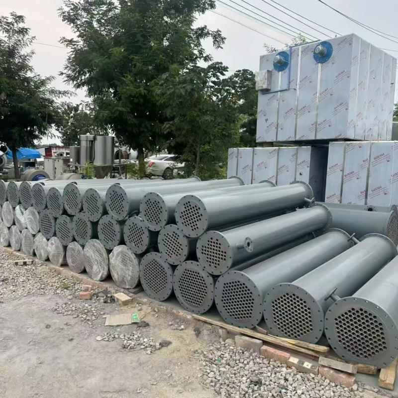 304不锈钢管式蒸发冷凝器工业降温结晶喷淋式油水列管化工换热