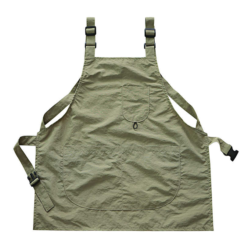 围裙印logo餐饮宠物咖啡厅餐厅烧烤酒店服务员理发师工作服男女