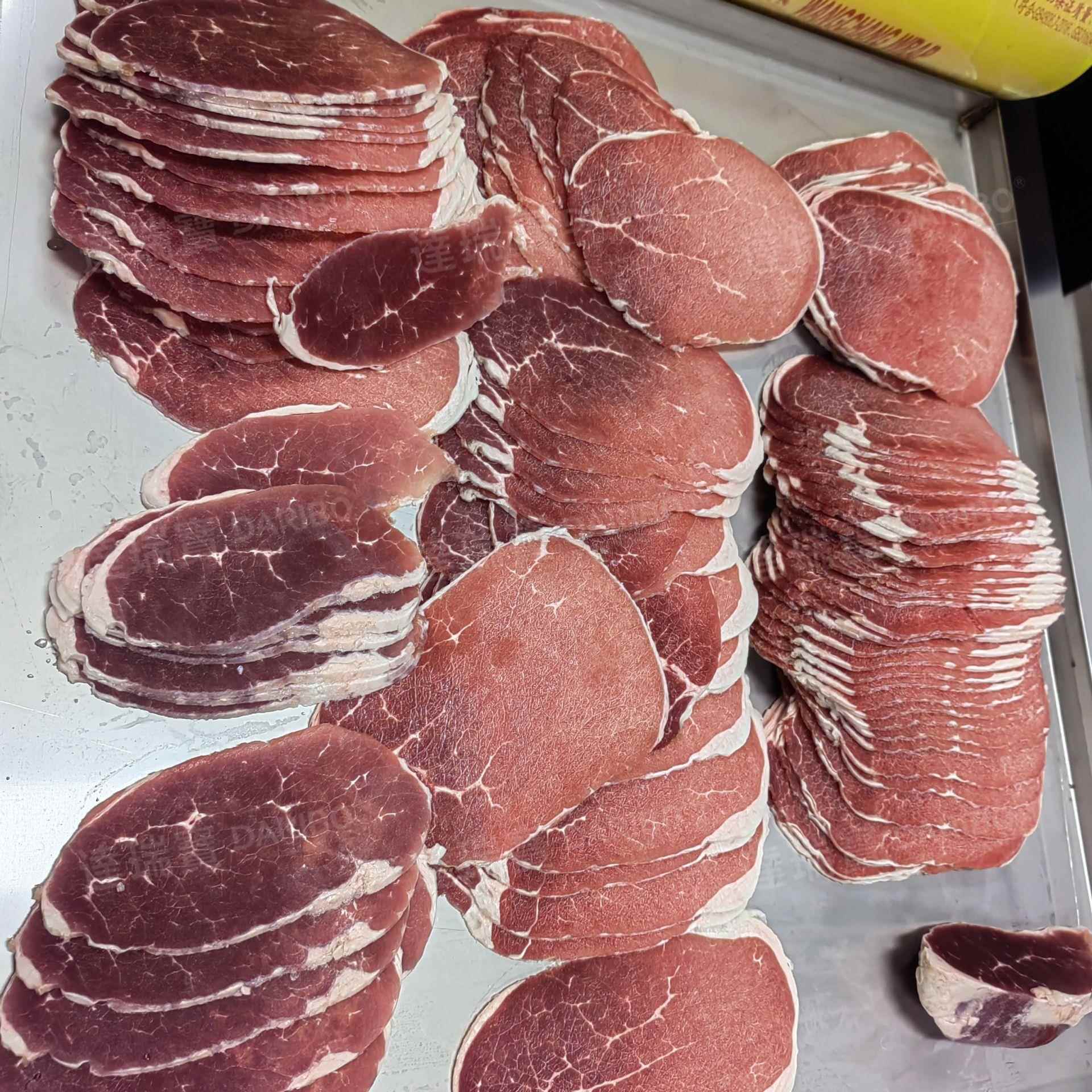 W 牛肉培根火腿切片砍排骨机 多功能砍排机猪大排鱼肉冻肉切片机