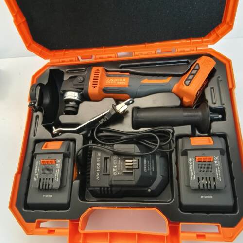 铁锚20V无刷角磨机锂电手持电动磨光机小型家用正品DCA20100新品