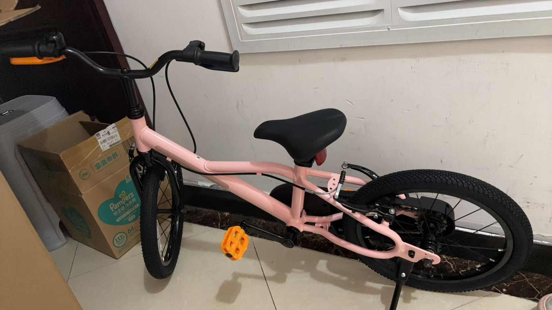 Детский велосипед Decathlon BTWIN 16 дюймов для мальчиков и девочек 4-6 лет, запатентованный тормоз photo review