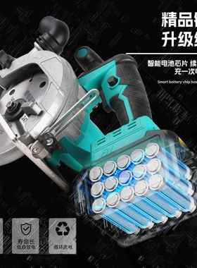 锂电无刷单手23543锯电圆手割提锯大功率艺木工通用切充电机式云