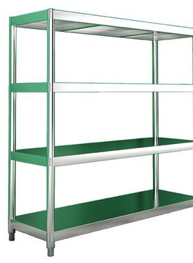 制简易定阳台家用 厨房6e3x四层架子仓库多层货架落地不锈钢金属