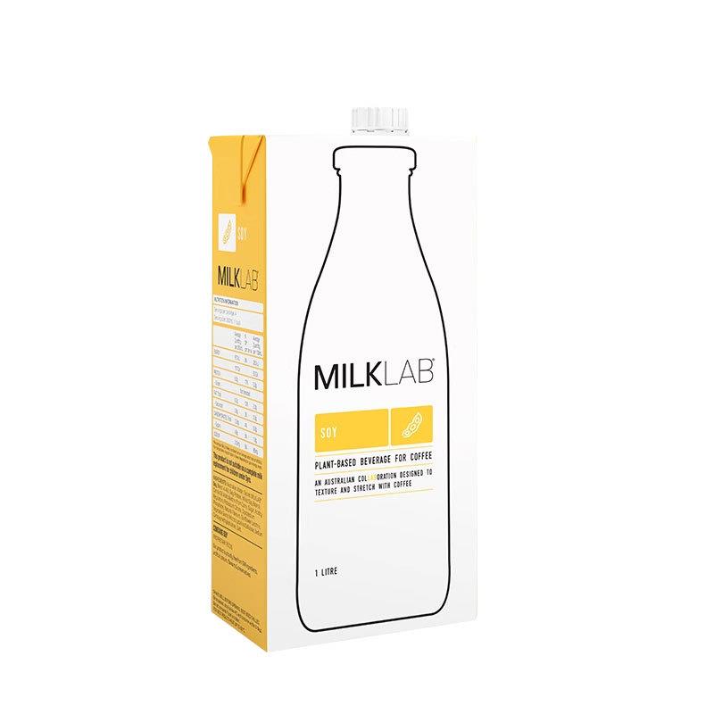 Milklab 儿童学生老人休闲早餐奶豆奶1L/瓶家庭囤货营养饮料