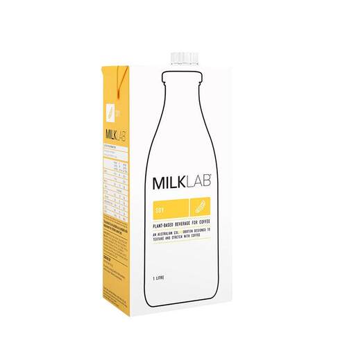 Milklab 儿童学生老人休闲早餐奶豆奶1L/瓶家庭囤货营养饮料