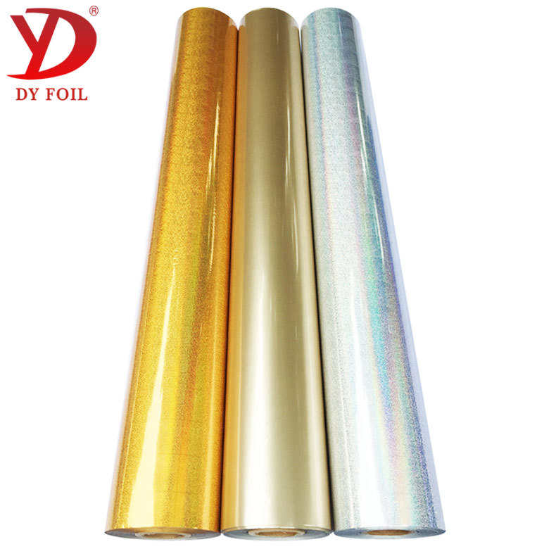 布料烫金纸适用各种服装类 金银彩色镭射烫金膜电化铝耐水洗布料