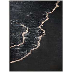 手绘油画客厅《海之畅想》玄关抽象画餐厅装饰画手工立体壁画轻奢