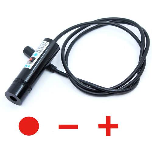 Oxlasers 5V 可调粗细650nm一字线激光模组520nm绿光十字激光器45