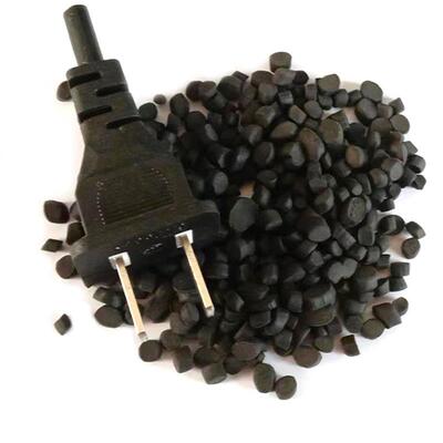 pvc Granules阻燃插头料挤出注塑级PVC聚氯乙烯软质黑色再生颗粒
