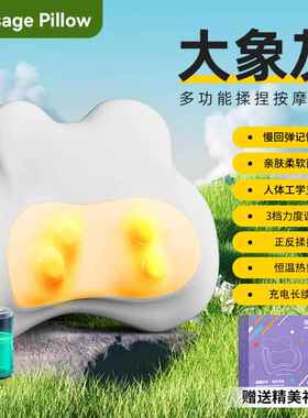 正品腰部按器办公室腰椎靠垫按摩枕摩车载靠背垫护腰枕座椅颈按摩