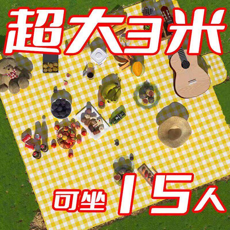 便携式野餐垫加厚野餐地垫户外垫子沙滩草坪防潮垫地垫郊游野炊露