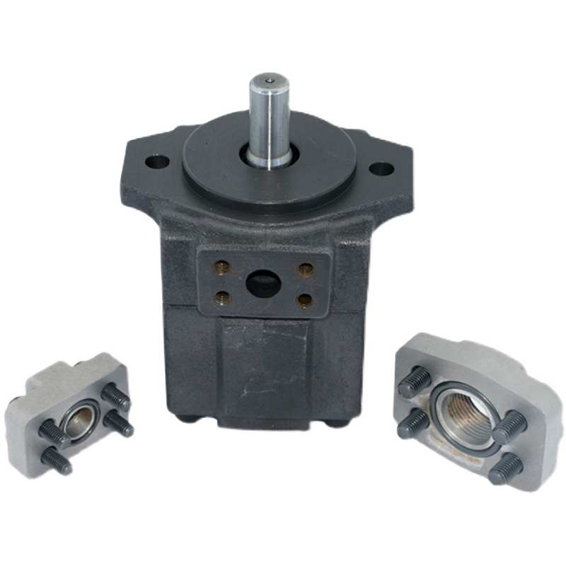 仙居低噪音叶片泵PV2R1-19-F-R液压泵总成液压泵法兰连接定量油泵