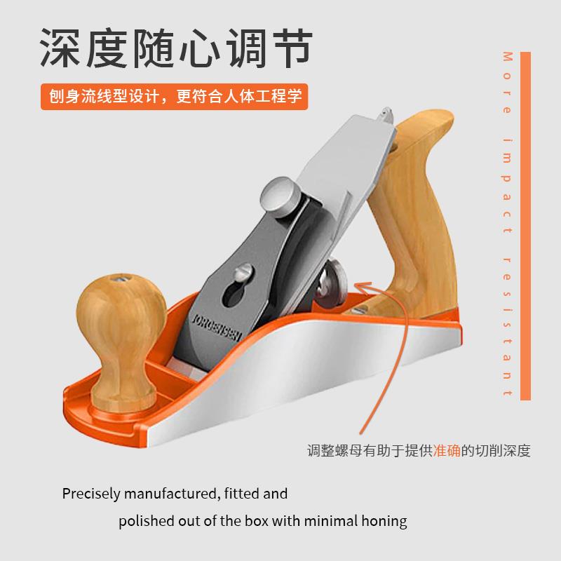 美国Pony木工刨子小马欧式铁刨4号光刨木匠刨刀手工刨孢子低角度
