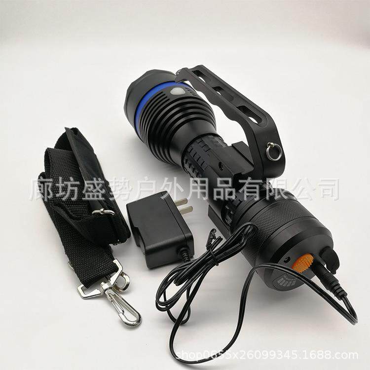 带方位灯IP66户外防水防汛救灾应急搜救手提式防爆探照灯