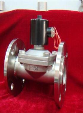 2W-400-40FS不锈钢法兰连接电磁水阀AC220VDC24VAC380V质保一年