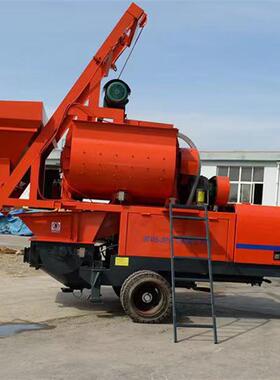 750强制搅拌机拖泵强制搅拌拖泵一体机强制搅拌机带泵搅拌拖泵