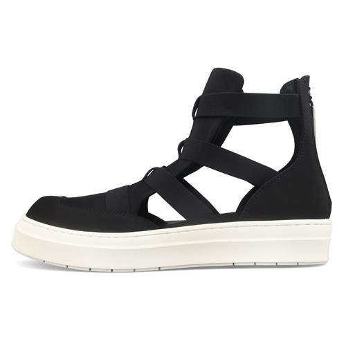 高档奈瑟港风运凉鞋男潮高帮鞋夏韩版百搭情侣季真皮罗马鞋in动s