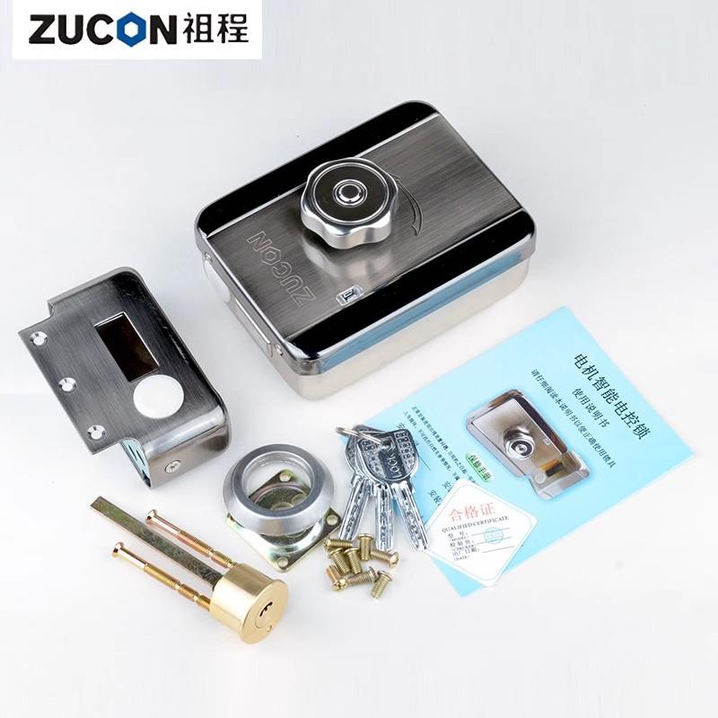 zucon505D电控门禁锁静音电锁单元门电控锁单门楼宇门磁力锁