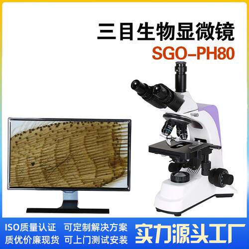 生物数码显微镜实验室标本检测专业SGO-PH80生物显微镜