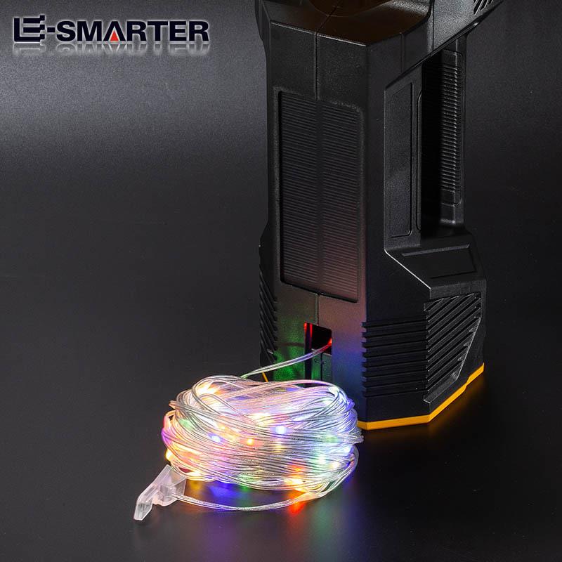 太阳能GB彩提灯户灯外长骑行搜索探照灯手远射537续航P50手提灯