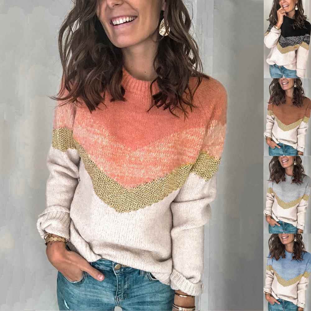 women for sweater sleeve raglan neck round pullover knitted