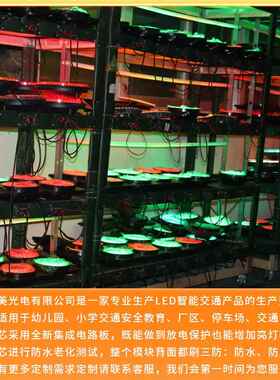 维的美灯盘指示灯配件00型100型/20100mm灯单色双色灯2芯停车场交