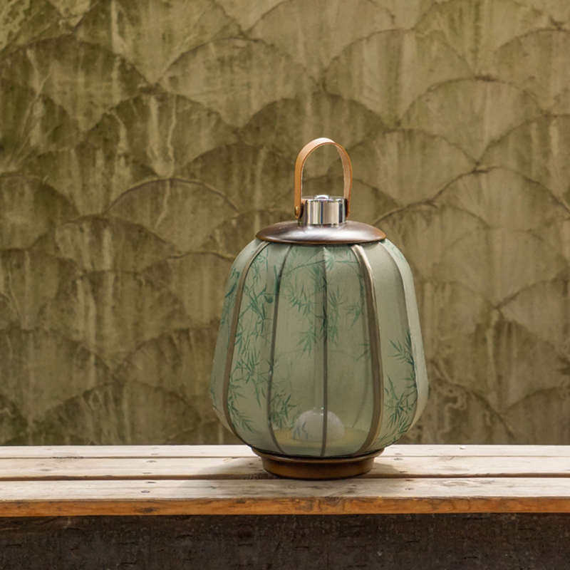 古风充电触摸无线手提灯笼布艺台灯中式复古床头氛围古典禅意中式