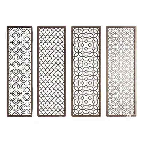 不锈钢屏浮风隔断酒店客入4F46uBuK户玄关格新中厅式金属花格铝雕