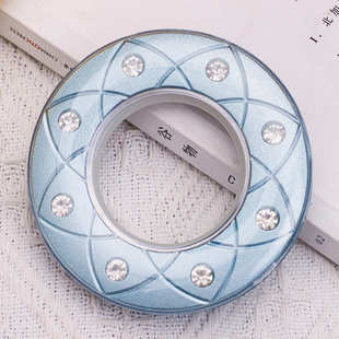 酒店挂静音窗帘布帘艺术配件窗帘环家用简约圈塑料 环穿孔罗马环