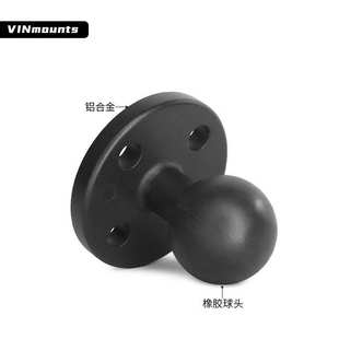 1英寸系列B款 005四孔圆形球头底座标准孔距21.2X21.2mm 尺寸VIN