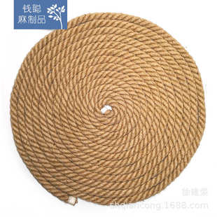 饰粗麻绳家居装 黄麻绳 吊顶把手装 2cm 饰 手工DIY辅料