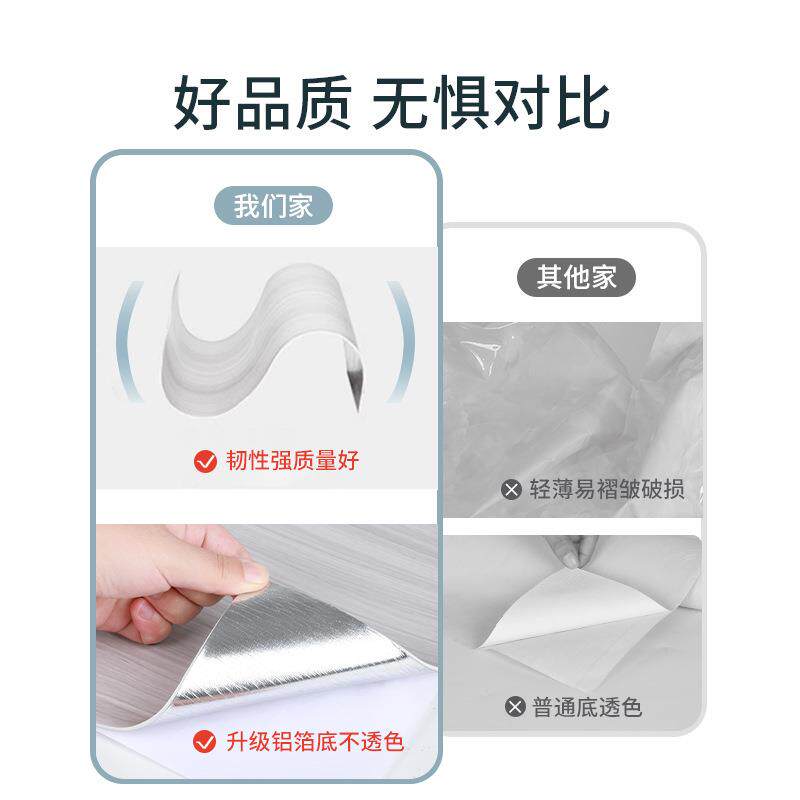 仿木纹墙面贴纸加厚防水防潮耐磨壁纸自粘家用墙纸自粘出租房墙贴