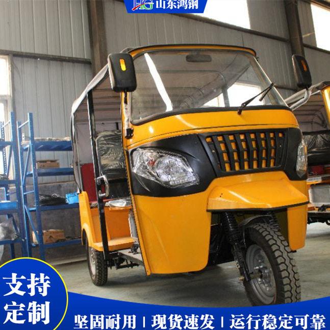 印度东南亚畅销三排电动三轮 外贸品质Tuk-tuk  低速大载重