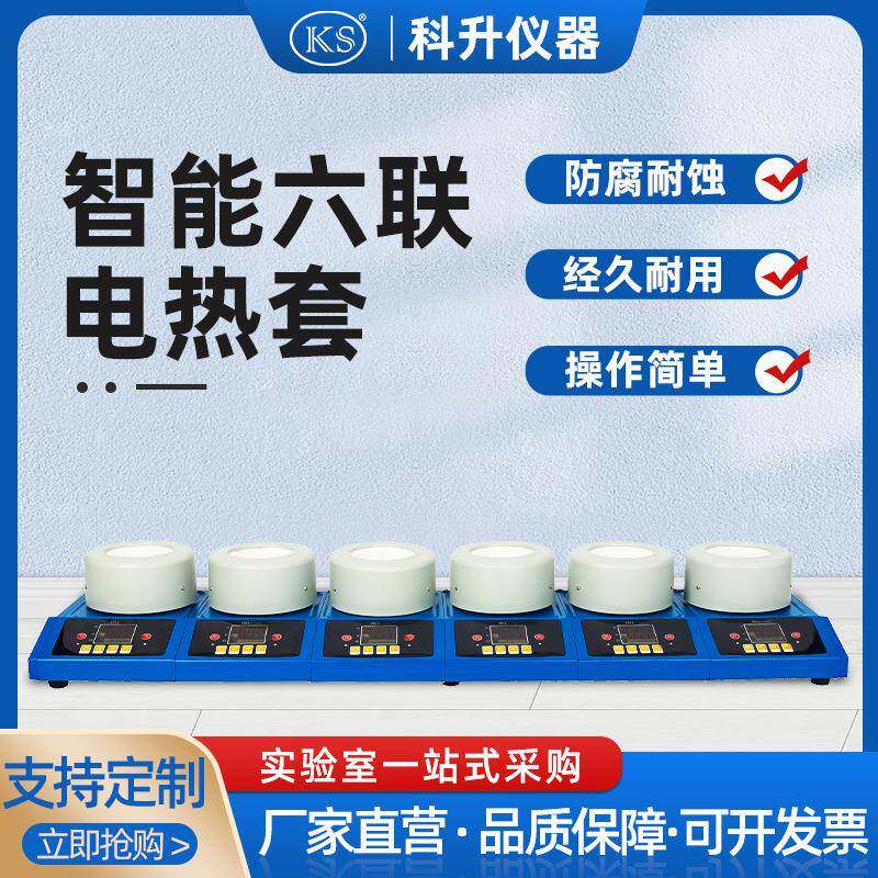 ZNCL-DLS智能多联数显磁力搅拌电热套六联100ml250ml500ml1000ml
