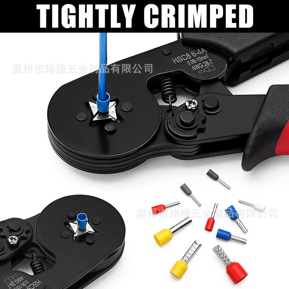 1800pcs压线钳手动多功能管型冷压接线端子压线钳套装常规