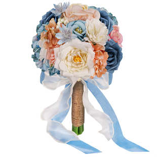 婚庆手捧花新娘高级感仿真花束高级感成品拍摄道具假花人造花束