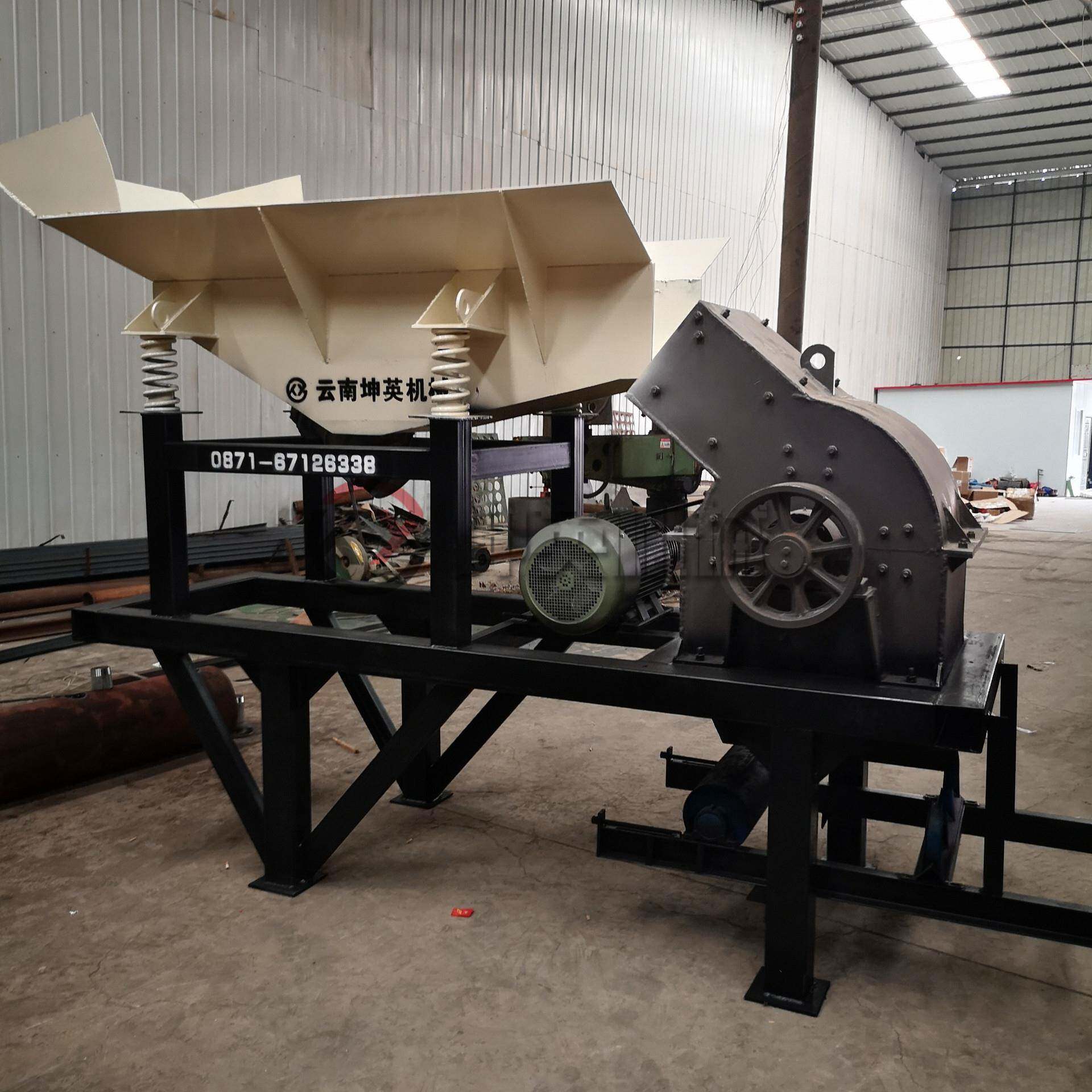 建筑垃圾小型制砂机 小型打沙机 锤式家用打砂机 矿石锤式打沙机