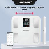 8电极体脂秤高档蓝牙体脂称电子秤体重秤家用健身房专用精准称白