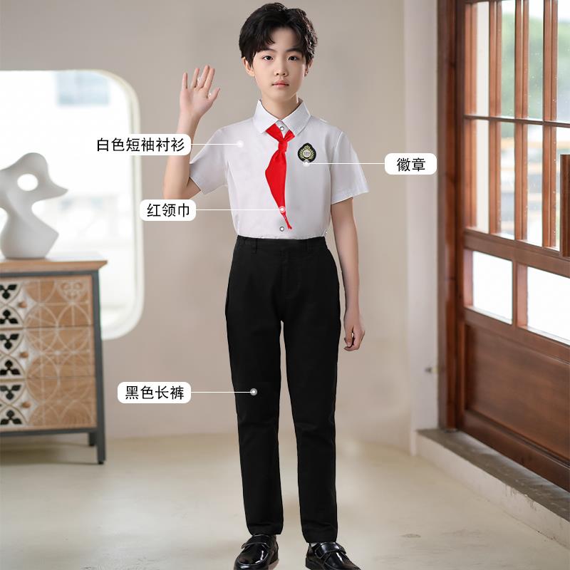 高档生小服学合唱团表演装儿童节男女跳红唱祖国儿童合唱团表中演