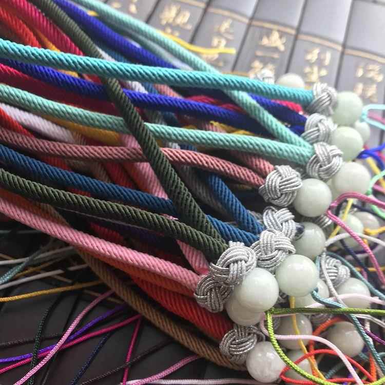 精致汽车挂件手把绳 中国结挂绳 玉饰把玩吊头把件绳